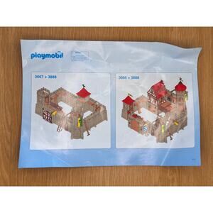 VTG Playmobil 3667 3888 Instructions ONLY add on sets Castle Knights King Queen